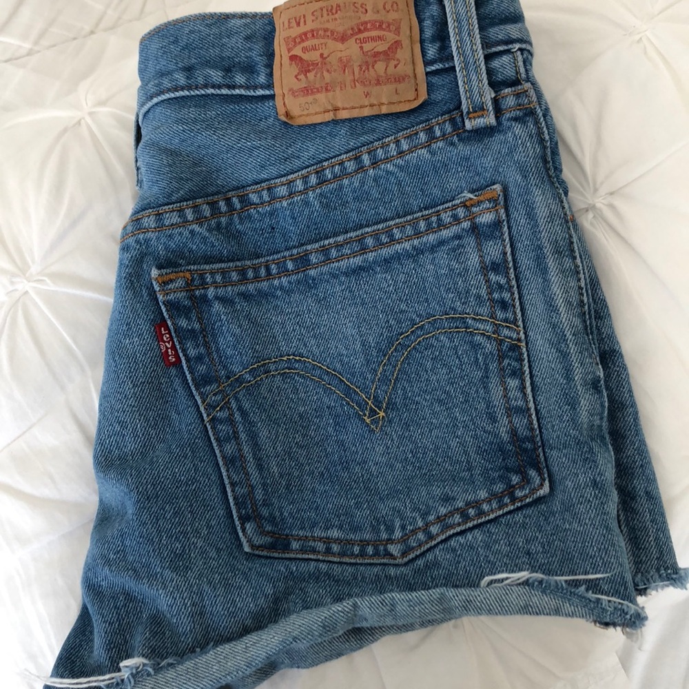 501 WOMENS HIGH RISE SHORTS